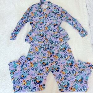 PrintFresh Long Sleep Set (Meowing Mermaids)